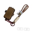 thumbnail image 4 of Caja de almacenamiento de tiza para billar, soporte para tiza de taco de billar, accesorios profesionales multiusos para snooker y billar, para juegos marrón, 4 of 8