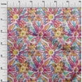 thumbnail image 3 of oneOone Velvet Pink Fabric Abstract Quilting Supplies Print Sewing Fabric By The Yard 58 Inch Wide, 3 of 5