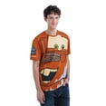 thumbnail image 2 of Disney Cars Men's Cosplay Short Sleeve T-Shirt Tow Mater Rust, 2 of 6