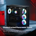 thumbnail image 5 of iBUYPOWER Trace Gaming PC Desktop Computer AMD Ryzen 7 9800X3D CPU, AMD Radeon RX 9070XT 16GB GPU, 32GB DDR5 5200MHz RAM, 2TB NVMe SSD, Windows 11 Home, Gamer Keyboard and Mouse - TBA7R97XT01, 5 of 15