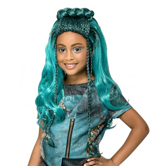Disney Descendants Uma Wig Child Black Green