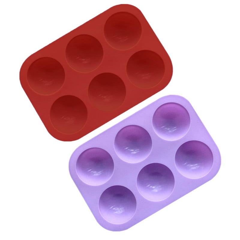 Cylinder Silicone Cake Soap Jelly Cube Ice Tray Molds