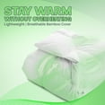 thumbnail image 3 of Sacred Thread Reversible Bamboo Comforter - Soft & Lightweight - Down Alternative Filling, Cooling, 3 of 8