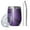 Purple Halloween Black-1, variant on 12oz Stemless Wine Tumblers Purple Halloween Black Cats and Pumpkins Vacuum Insulated Stainless Steel Travel Tumbler Cups Mug with Lid and Straw for Champaign,Cocktail,Beer with Cleaning Brush