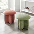 thumbnail image 6 of NPD Furniture Cielo Fabric Ottoman in Millburry Coral, 6 of 11