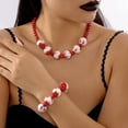 thumbnail image 3 of PISONIC Halloween Necklace and Bracelet Set, Holiday Gift Jewelry for Women Costume Party Outfits Holiday Jewelry Gifts, 3 of 18
