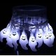 thumbnail image 4 of Cadena de luces fantasma de Acción de Gracias, luz colorida espeluznante, 6 m, 40 LED, funciona con pilas, para decoración de Halloween, guirnaldas para habitación (fantasma), 4 of 4