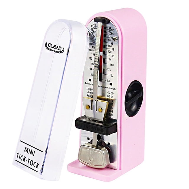 Mechanical Metronome Clear Scale Portable Adjustable Speed Smooth Dust-proof Cover Even Metal Movement Swinging Pendulum Piano Metronome Musical Instrument