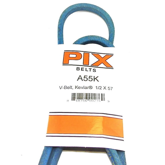 A55K / 4L570K Pix Kevlar Belt Compatible With JOHN DEERE M40224, M40244 (1/2" X 57")