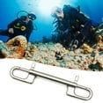 thumbnail image 5 of 2X Diving Hook Stainless Steel Double Ended Bolt Snap Hook for Scuba Diving Pet Leash Camera Strap Keychain Hammock, 5 of 6