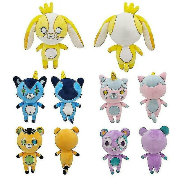 5 Pcs 25cm Funneh Plush Toy Its The Krew Merch Teddy Bear Cartoon Itsfunneh Stuffed Animal Soft Plus Walmart