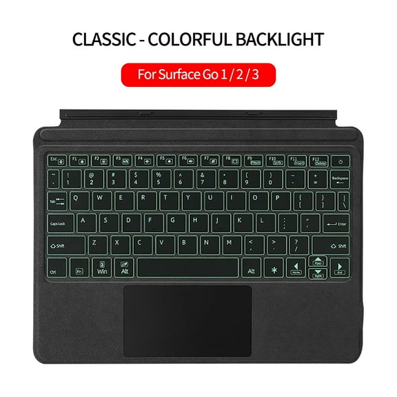 Backlight Bluetooth Keyboard For Microsoft Surface Pro 3 4 5 6 7 8 9 Pro X Go 1 2 3 Keyboard Backlit Trackpad Wireless