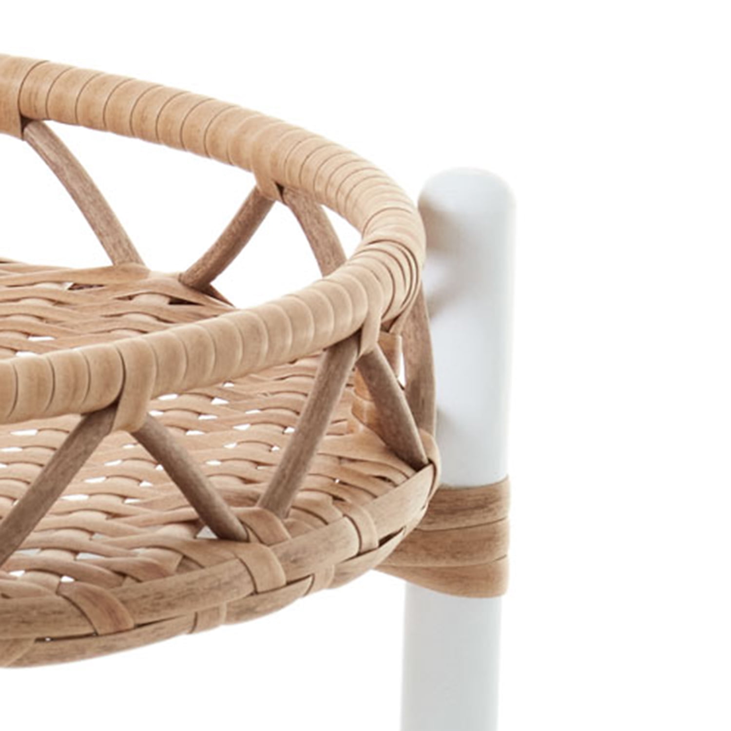 Better Homes & Gardens Lilah Outdoor 20" Round End Table, White