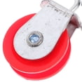 thumbnail image 3 of LEEYNEER 4 PCS Clothesline Fixing Wheel Cable Machine Pulley Wheels Red, 3 of 8