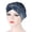 Grey, variant on Black Chemo Headwrap for Women Polyester Skull Cap Hair Loss Cover Lightweight Head Covering Hat One Size
