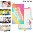 thumbnail image 2 of Coolnut LGBTQ Equality Patterned Hand Towels 2 PCS, Cotton Bath Towel for Drying Face Hands Body Decorative Water Absorbent Lightweight Towels for Bathroom Ktichen Travel Gym, 16"x28", 2 of 6
