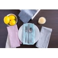 thumbnail image 3 of Contemporary Home Living Chambray Cotton Rectangular Tablecloth - 104" - Blue, 3 of 4