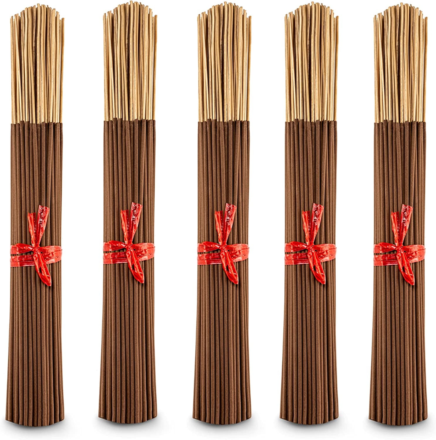 500 Unscented Incense Sticks 11" Bulk 100 Natural Joss and Bamboo