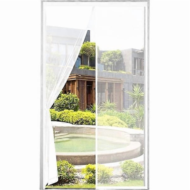 Thickened Magnetic Screen Door 80x210cm Very Dense Mesh Magnetic Screen Door Anti-Fly Insect Curtain With Tape