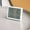 White, variant on Digital Wall Mount LCD Screen Electronic Digital Clock, Magnetic Suction, Can Be Hung Refrigerator, Temperature and Humidity Sensor Detection for Home and Office, Battery Operated