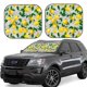 thumbnail image 1 of Balery Lemon Seamless Pattern Oil Painting Effect Parasol para parabrisas de coche de 2 piezas | Parasol plegable para parabrisas delantero de coche para la mayoría de sedanes-Small, 1 of 6