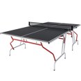 thumbnail image 1 of Soozier 9' x 5' Full Size Ping Pong Table, Table Tennis Table, Dark Grey, 1 of 10
