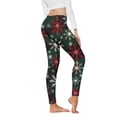 thumbnail image 3 of Gibobby leggings de invierno para mujer Mallas con estampado navideño para mujer, mallas deportivas con Control de Yoga, mallas deportivas para mujer, mallas de cintura alta (Verde, S), 3 of 4