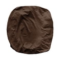 thumbnail image 1 of Funda para asiento de silla Funda para silla de comedor Protector de asiento de silla elástico lavable Marrón, 1 of 9