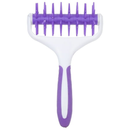 

HOMEMAXS 1pc Pizza Cookies Dough Roller Pastry Pie Needle Wheel Cutter Baking Tool (Purple)
