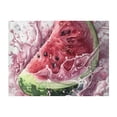 thumbnail image 4 of KLL Watermelon Splash Realism Art Print Fleece Throw Blanket, Horizontal Fleece Bedding Cute Soft Blankets Comfy Fleece Flannel Plush Home Decor for Couch & Bed -50"x40", 4 of 9