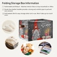 thumbnail image 5 of Christmas Gnome with Candles Storage Basket Large Bin Laundry Boxes Toys Foldable Home Organizer Bag 14.2x10.2x8.3 Inches 1 PC, 5 of 8
