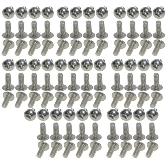304 Stainless Steel Cross Groove Large Flat Head Screw M3X8(100pcs)
