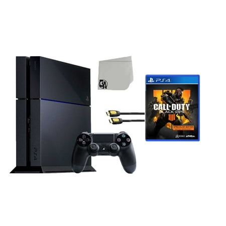 Sony PlayStation 4 500GB Gaming Console Black with Call of Duty Black Ops 4 BOLT AXTION Bundle Used