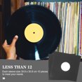 thumbnail image 3 of 10Pcs Vinyl Record Sleeves Dustproof Vinyl Record Storage Pouches Anti-static Inner CD Covers, 3 of 9