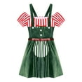 thumbnail image 3 of Eandarui Women's Gingerbread Man Cookie Dress Christmas Holiday Santa Cosplay Fancy Dress Green L, 3 of 5