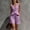 Purple, variant on Trikvn 2 Piece Linen Sets for Women Summer Sleeveless V Neck Button Down Peplum Vests Tank Top and Pleated Shorts Matching Set Elegant Beach Casual Vacation Outfits