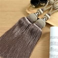 thumbnail image 2 of 2Pcs Round Ball Tassels Curtain Tieback Rope Holdback Drape Holder Clip Decor, 2 of 8
