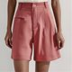thumbnail image 1 of MKLEKYY Pantalones Cortos Para Correr Mujer Pantalones Cortos Para Mujer De Moda De Verano 2025, Elásticos, De Cintura Alta, Pierna Ancha, Informales, Elegantes, Con Bolsillos, 1 of 4