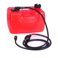 thumbnail image 1 of Yeshouse Tanque marino portátil de 12 litros, contenedor de gas de 3 galones con manguera de 3 metros, aprobado por la EPA para embarcaciones o equipos para exteriores, 1 of 7