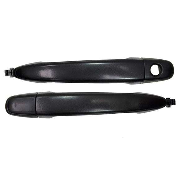 PT Auto Warehouse TO-3181A-FPK - Outer Exterior Outside Door Handle, Textured Black - Left/Right Pair