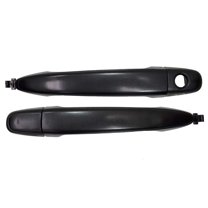 PT Auto Warehouse TO-3181A-FPK - Outer Exterior Outside Door Handle, Textured Black - Left/Right Pair