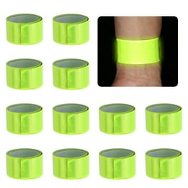 12 Bandes Réfléchissantes Pour Bras Et Poignets – Sécurité à Pied Ou à Vélo