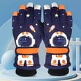 thumbnail image 4 of Ski Gloves,Winter Warmest Waterproof and Breathable Snow Gloves for Kids Skiing,Snowboarding, 4 of 8