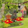 thumbnail image 5 of sruoe Hummingbird Feeder, Hummingbird Feeders for Outdoors Hanging, Window Hummingbird Feeder for Birds Patio Garden Family Decorative Viewing, Plastic, 5 of 6