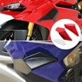 thumbnail image 3 of 2 uds. Winglets uversales para motocicleta/modificación ABS deflectores de aire terales accesorio alerón dinámico/para para Kawasak rojo Macarena Alas de motocicleta, 3 of 5