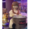 thumbnail image 2 of Annabelle Popcorn Bucket from The Conjuring Last Rites Film, 8-Inch Tall Collectible Item, Functional Decor for Halloween Setup, 2 of 7