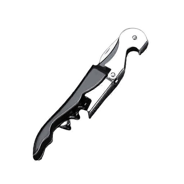 Corkscrew Wine Opener Double Hinged Design Easy Grip Bottle Opener Effortless Wine Screw Remover for Home Bar