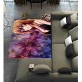 thumbnail image 1 of DEYOU Toradora Area Rugs 4 x 6ft Floor Carpet Mat for Living Dinning Room Bedroom Kitchen Hallway Office Decor, 1 of 6