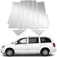 thumbnail image 5 of Possbay Window Pillar Posts Door Side Trim Covers Chrome Fit For Dodge Grand Caravan 2008-2020, 5 of 9
