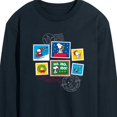 thumbnail image 3 of Peanuts - Christmas - Ho Ho Ho Holiday Stamps - Men's Long Sleeve T-Shirt, 3 of 5